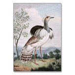 Ruffed Bustard Bird Art Table Cards