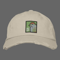 Rufous-crowned Sparrow. embroidered hats