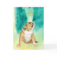 Rufus the Buldog Greeting card