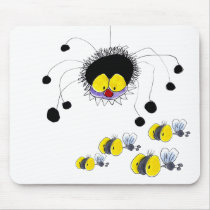 Rug spider and flies mouse pads