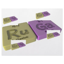 Ruga as Ru Ruthenium and Ga Gallium Letterhead Template