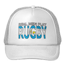 Rugbi real la Argentina del juego de los hombres Gorro