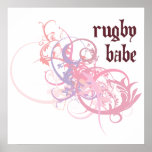 Rugby Babe posters