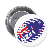Rugby Ball NZ#1 Pins