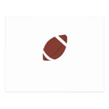 Rugby Ball Post Card
