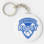 rugby ball shield scotland flag key chains