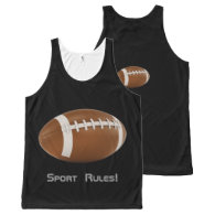 Rugby Ball | Sport Fan Gifts All-Over Print Tank Top