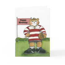 Rugby Birhday Card
