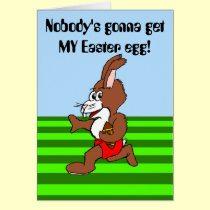 Rugby bunny, cards