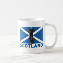 Rugby lineout throw ball scotland flag mugs