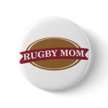 Rugby Mom buttons