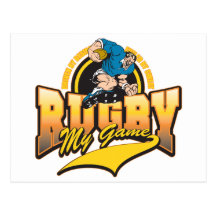 Rugby My Game Postcard