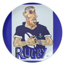 "RUGBY PLATE"