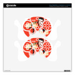 rugby player fending ball retro PS3 controller decal