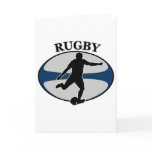 rugby player kicking ball cards