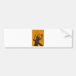rugby players catching lineout throw bumper sticker