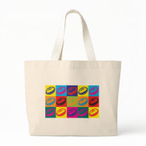 Rugby Pop Art Canvas Bags