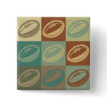 Rugby Pop Art buttons
