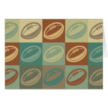 Rugby Pop Art Card