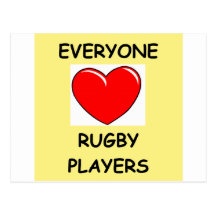 rugby post cards