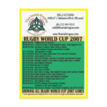 rugby postcard