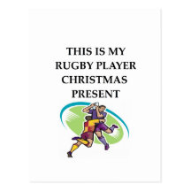 rugby postcards