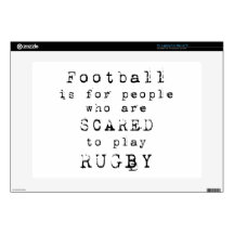 Rugby Type.png Calcomanía Para Portátil