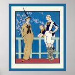 Rugby ~ Vintage Fashion Illustration Print