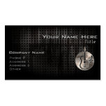 Rugged Acoustic Guitar Business Cards