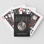 Rugged Acoustic Guitar Poker Cards