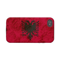 Rugged Albanian Flag Iphone 4 Tough Covers