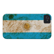 Rugged Argentine Flag Iphone 4 Case-mate Case