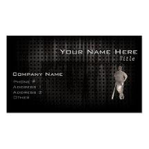 Rugged Baseball Business Cards