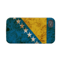 Rugged Bosnia-Herzegovina Flag Iphone 4 Tough Cases