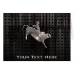 Rugged Bull Rider Cards