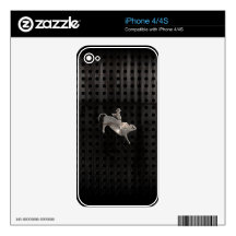 Rugged Bull Rider iPhone 4 Skins