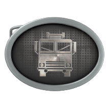 Rugged Fire Truck Belt Buckle