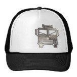 Rugged Fire Truck Trucker Hats
