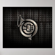 Rugged French Horn Print