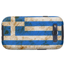 Rugged Greek Flag Samsung Galaxy S3 Case