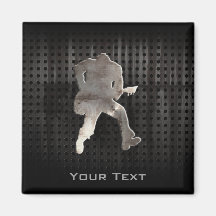 Rugged Guitarist Magnet