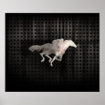 Rugged Horse Racing Print