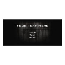 Rugged Horse Racing Rack Card