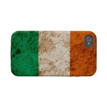 Rugged Irish Flag Iphone 4 Tough Case
