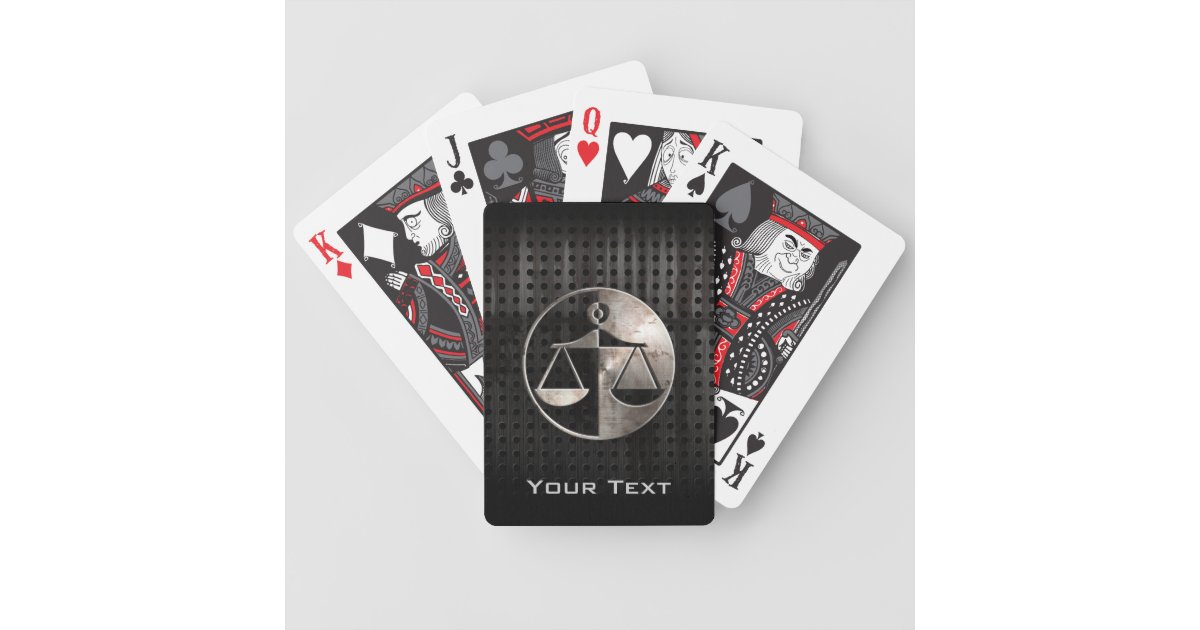 Poker card scale