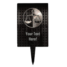 Rugged Justice Scales Cake Picks
