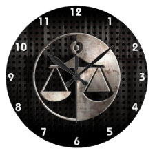 Rugged Justice Scales Clocks