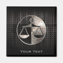 Rugged Justice Scales Fridge Magnets