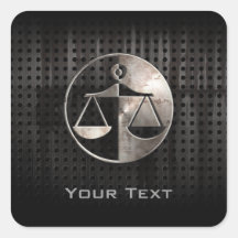 Rugged Justice Scales Stickers