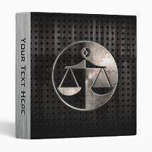 Rugged Justice Scales Vinyl Binders